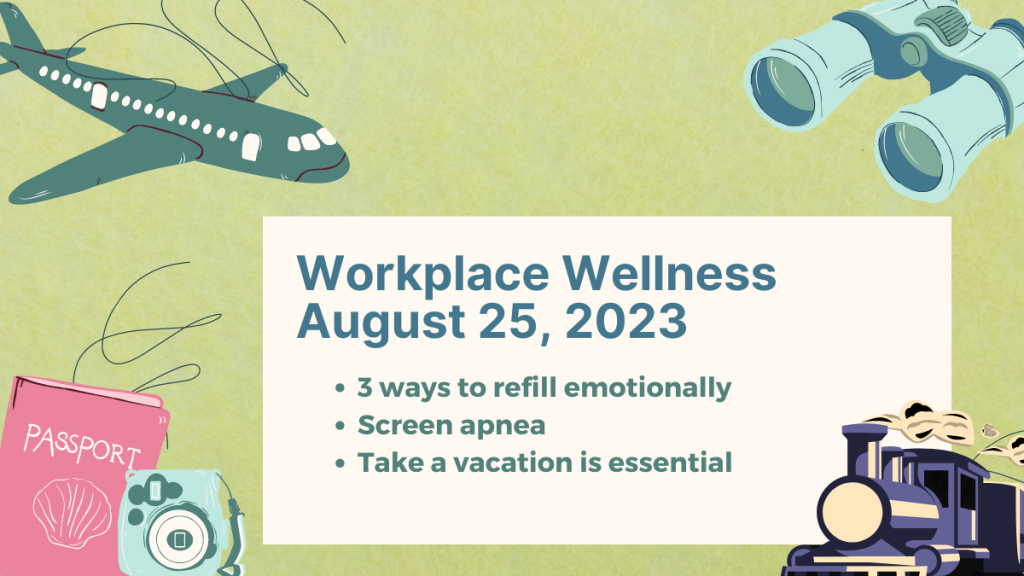 Workplace Wellness Links, August 25 2023