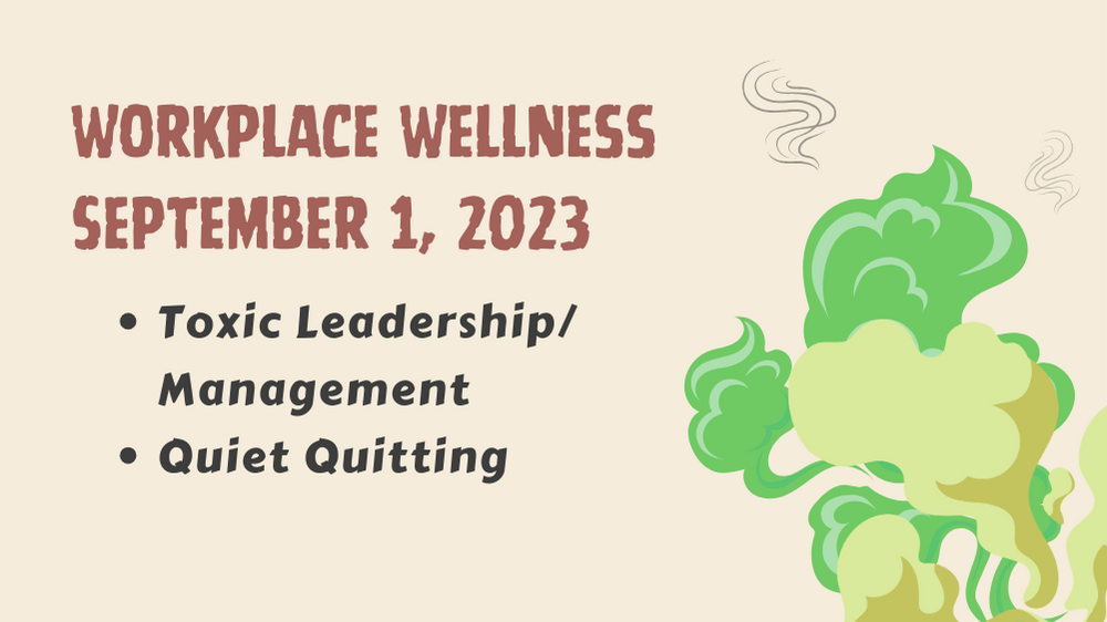 Workplace Wellness Links September 1, 2023